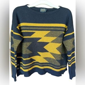 Gorgeous Classy PENDLETON Side Slit Sweater w/ Buttons SOLD OUT Size Large $259